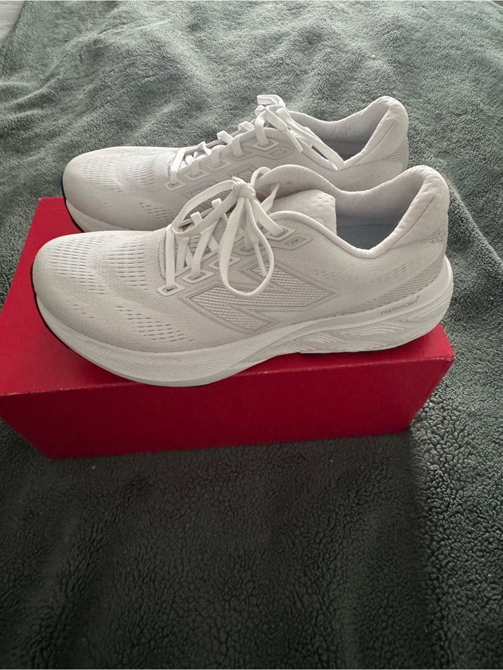 New Balance Women's All-White Athletic Running Shoes
